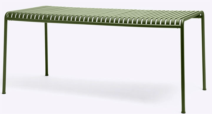 tavolo rettangolare in ferro battuto